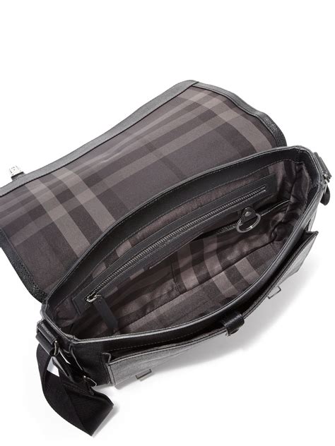 burberry black mens messenger bag|burberry crossbody bag for men.